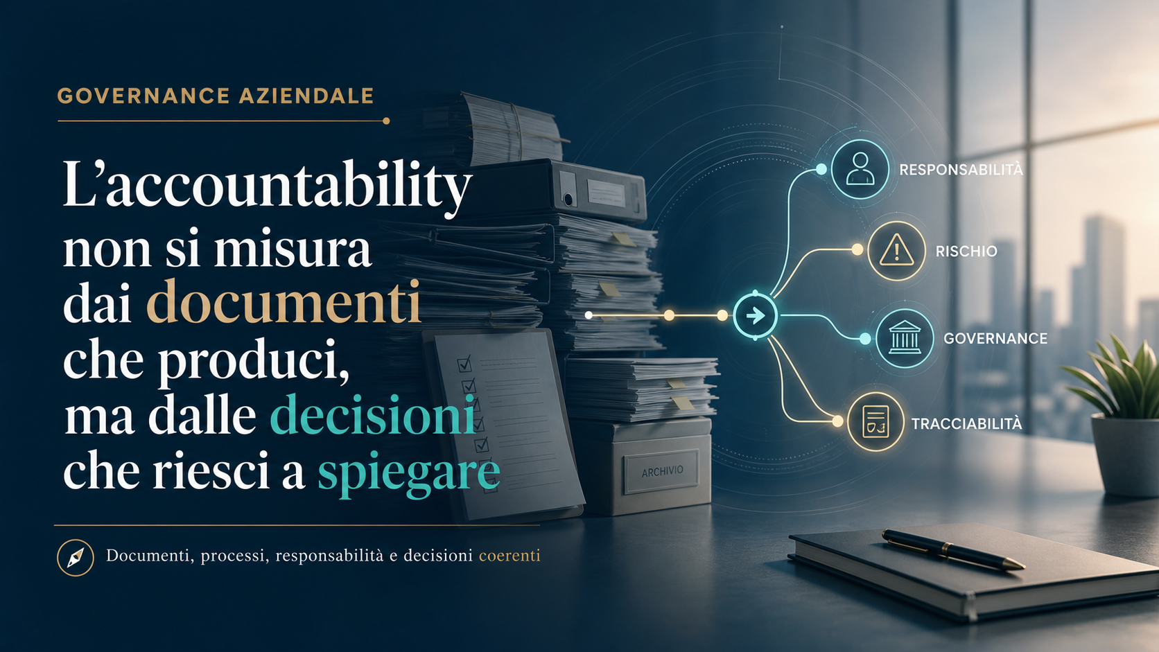 Accountability aziendale, documenti e decisioni tracciabili nei processi di governance