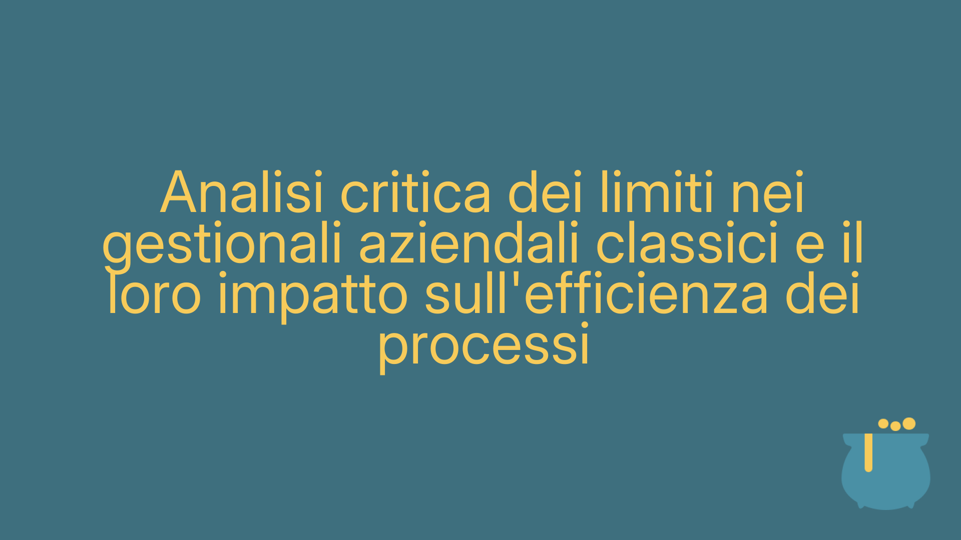 Analisi critica dei limiti nei gestionali aziendali classici e il loro impatto sull'efficienza dei processi