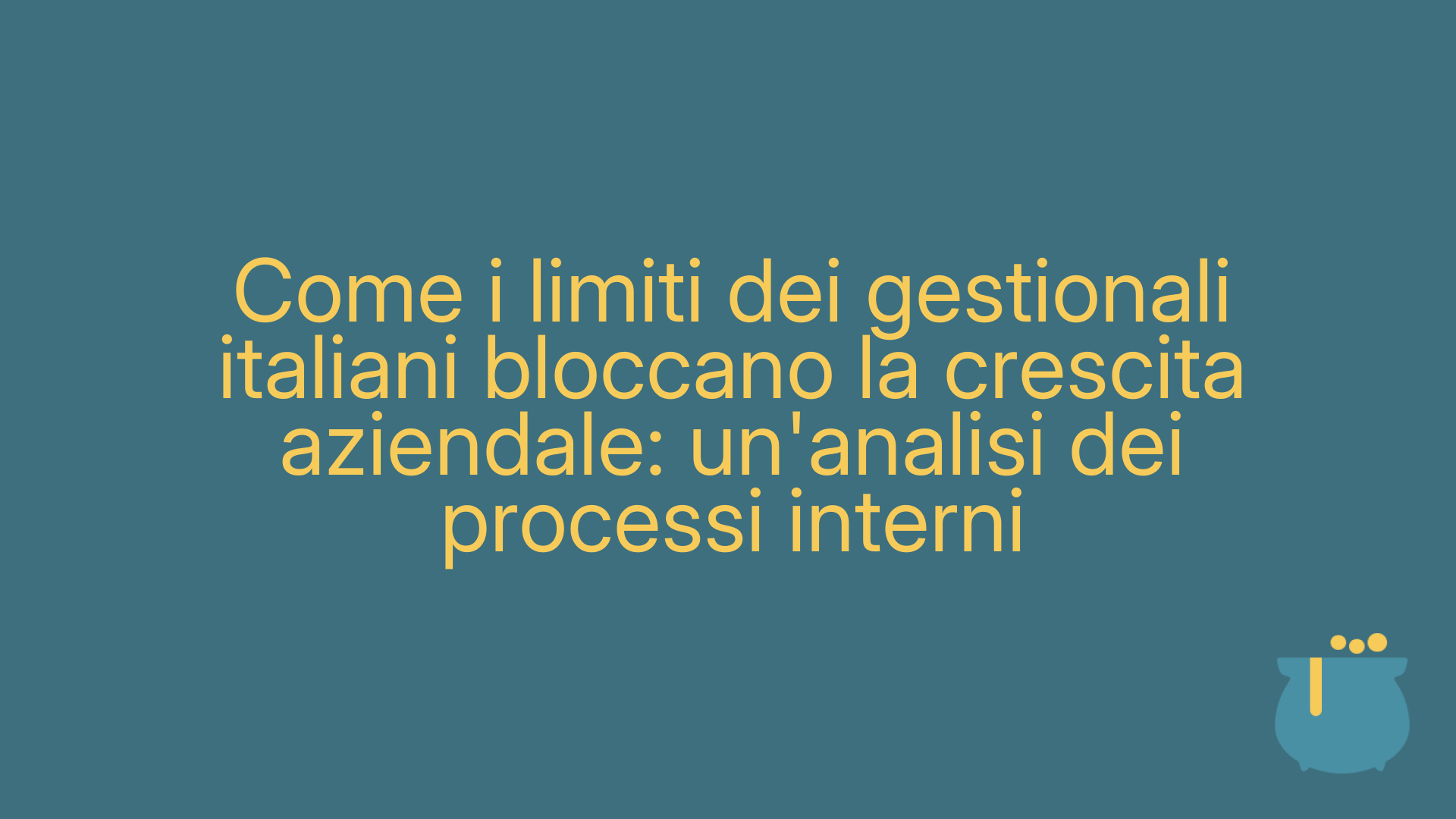 Come i limiti dei gestionali italiani bloccano la crescita aziendale: un'analisi dei processi interni