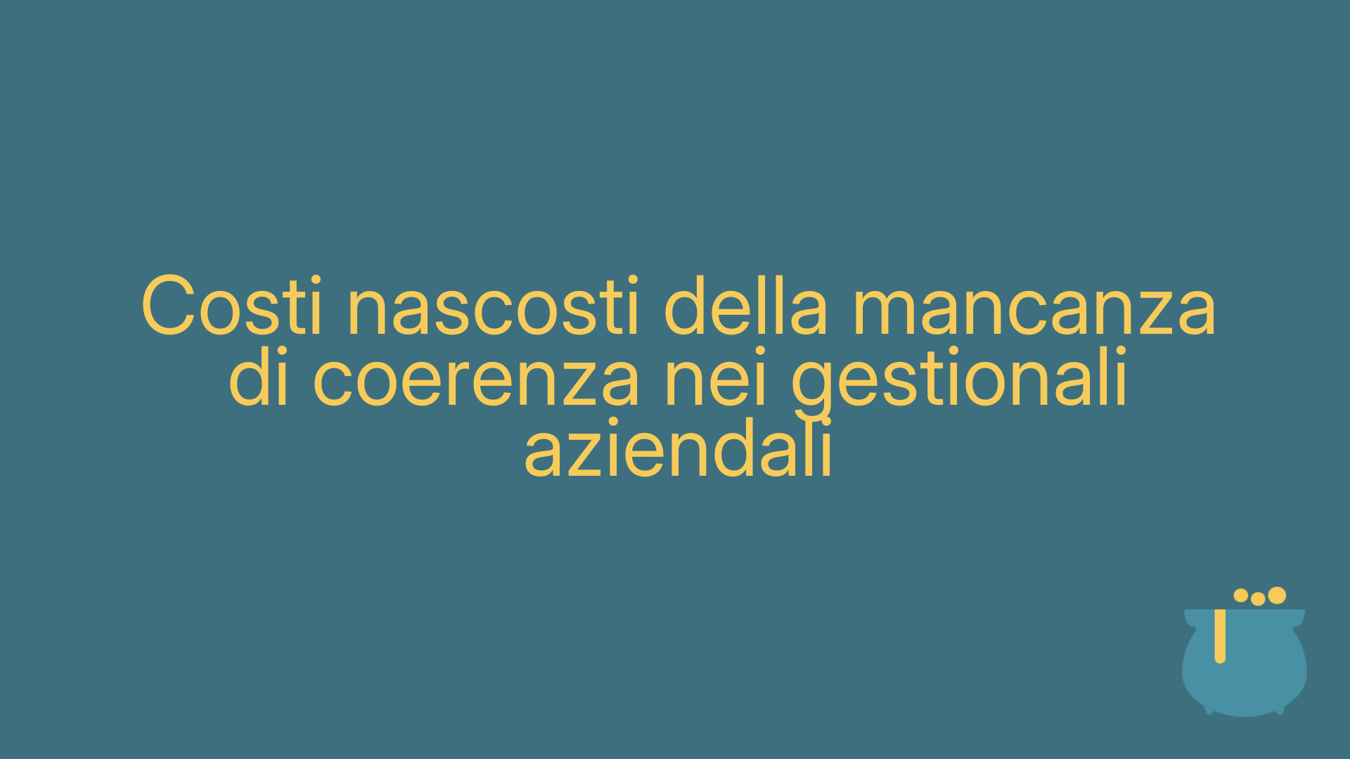 Costi nascosti della mancanza di coerenza nei gestionali aziendali