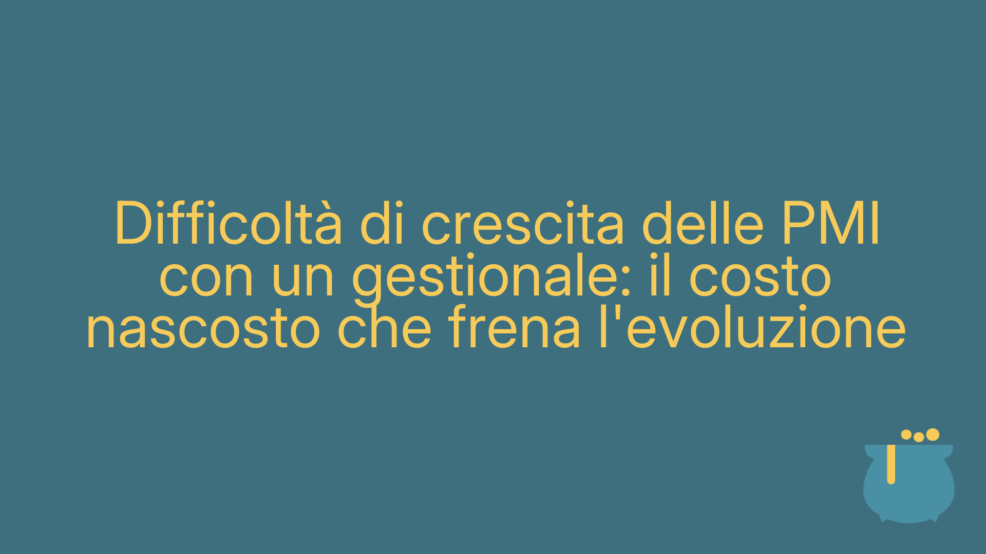 Difficoltà di crescita delle PMI con un gestionale: il costo nascosto che frena l'evoluzione