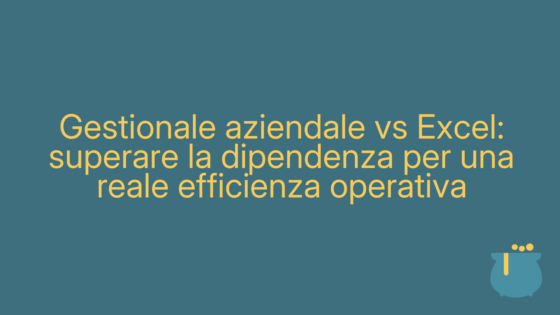 Gestionale aziendale vs Excel: superare la dipendenza per una reale efficienza operativa