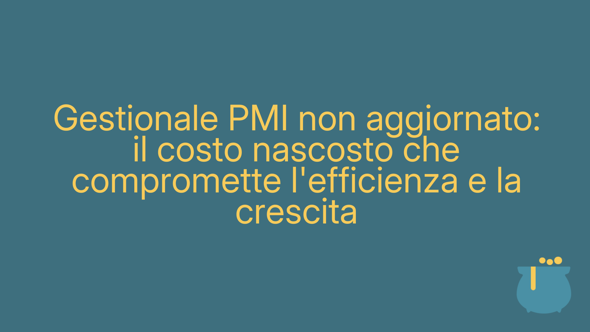 Gestionale PMI non aggiornato: il costo nascosto che compromette l'efficienza e la crescita