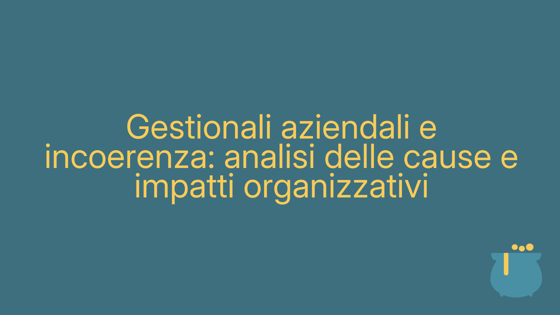 Gestionali aziendali e incoerenza: analisi delle cause e impatti organizzativi