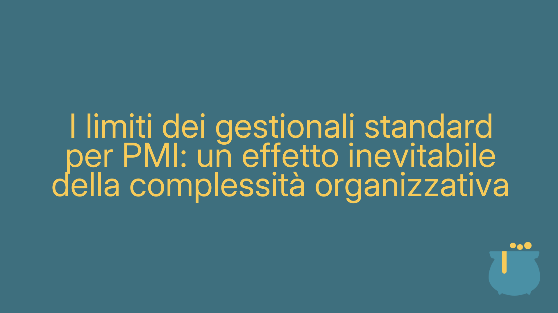 I limiti dei gestionali standard per PMI: un effetto inevitabile della complessità organizzativa