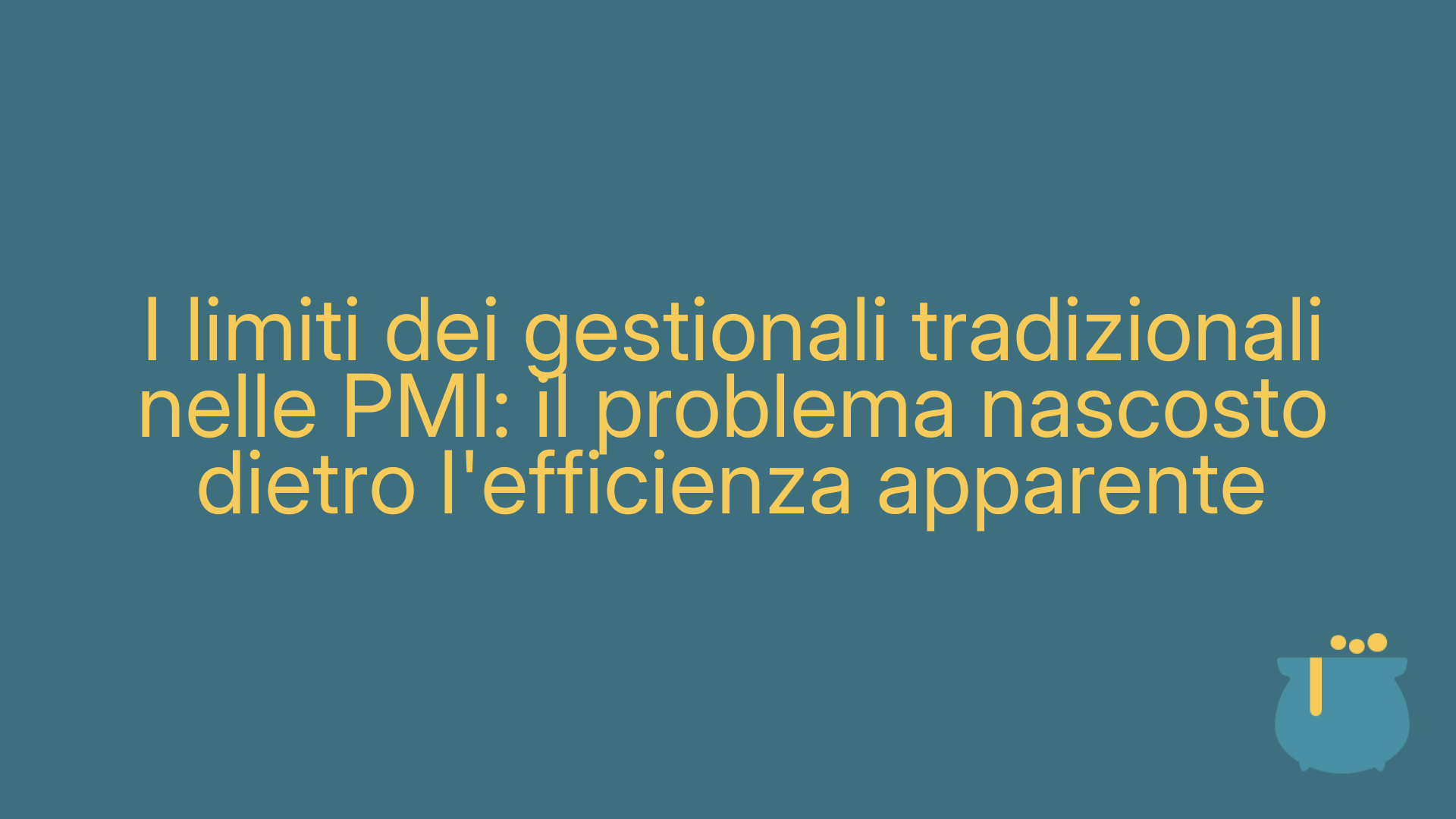 I limiti dei gestionali tradizionali nelle PMI: il problema nascosto dietro l'efficienza apparente