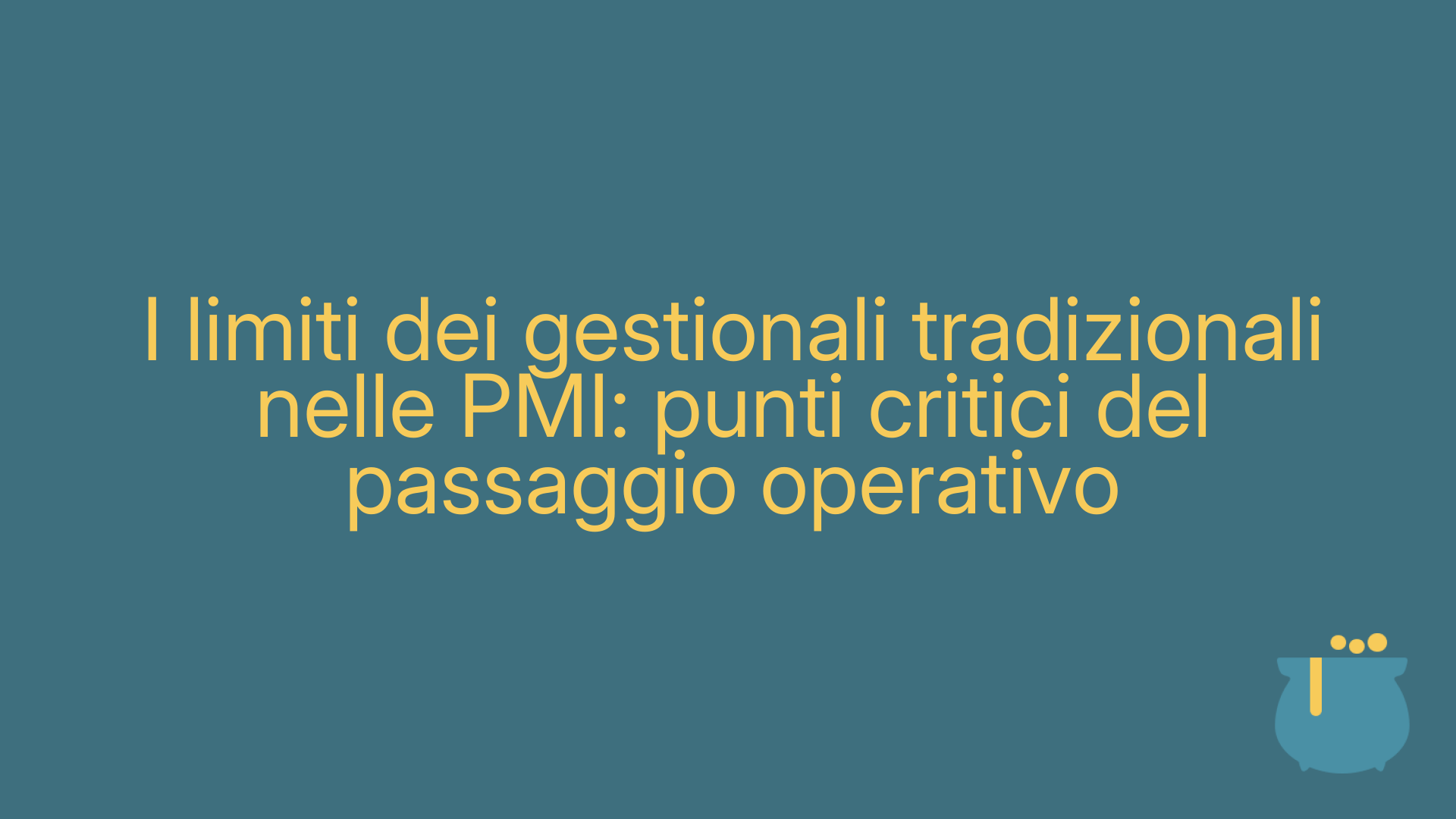 I limiti dei gestionali tradizionali nelle PMI: punti critici del passaggio operativo