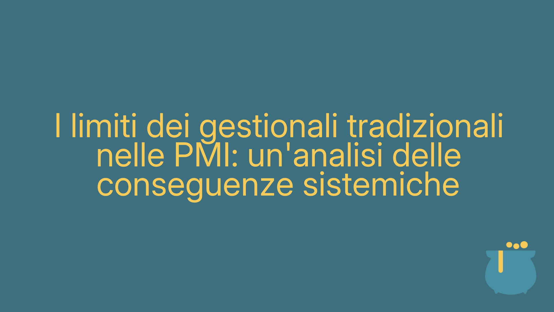 I limiti dei gestionali tradizionali nelle PMI: un'analisi delle conseguenze sistemiche