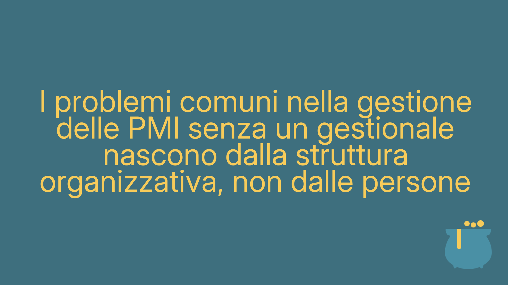 I problemi comuni nella gestione delle PMI senza un gestionale nascono dalla struttura organizzativa, non dalle persone