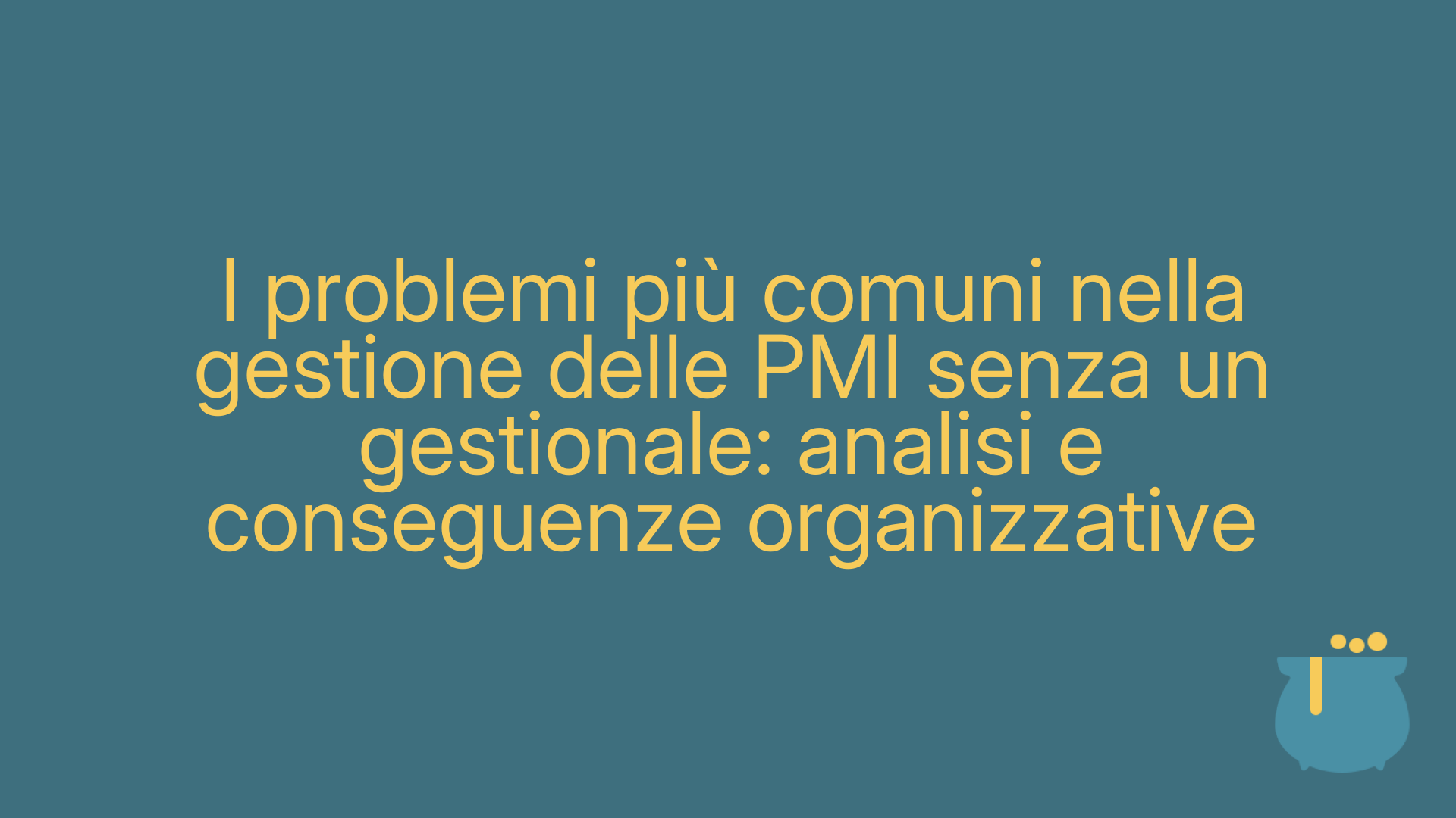 I problemi più comuni nella gestione delle PMI senza un gestionale: analisi e conseguenze organizzative