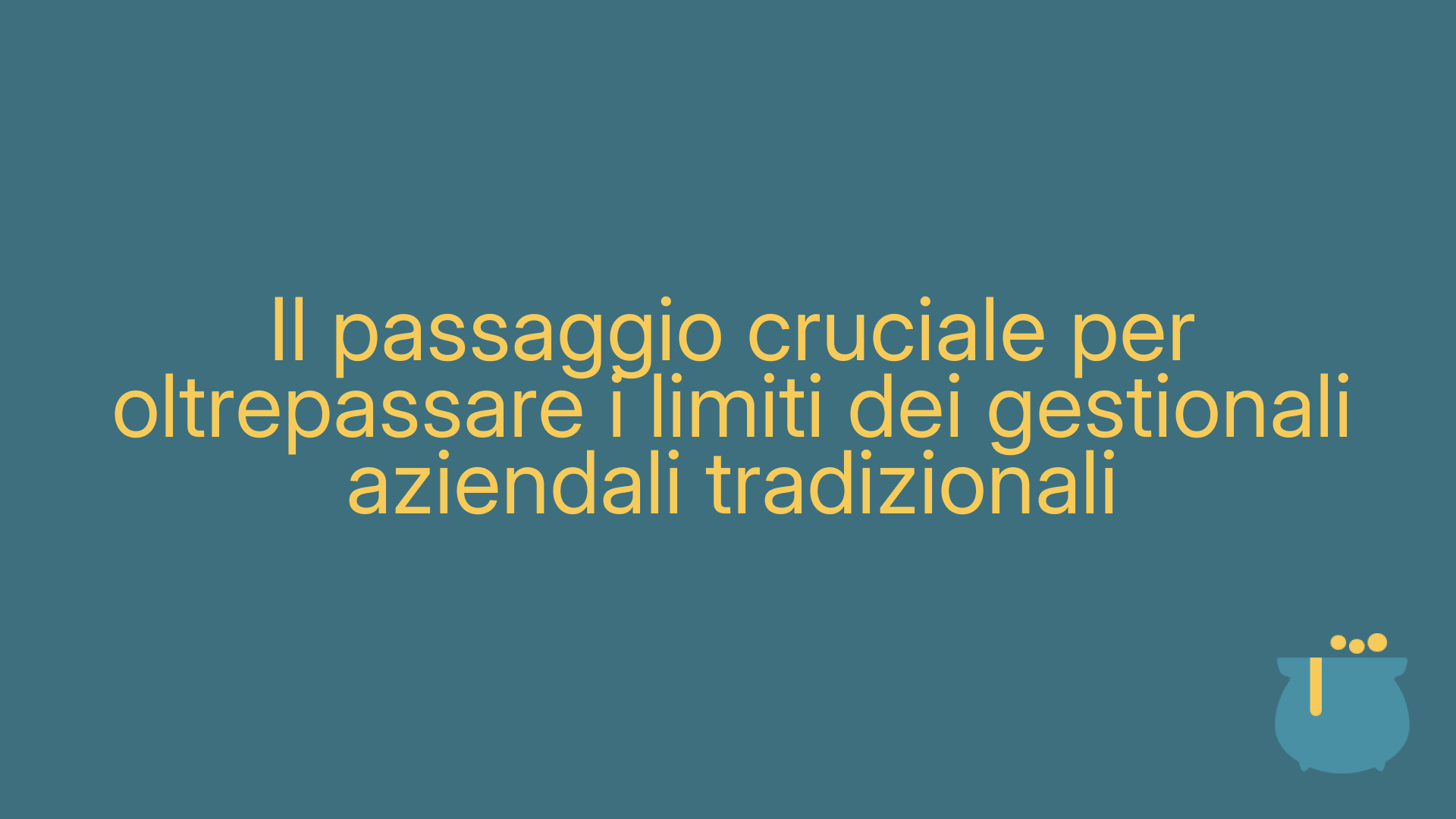Il passaggio cruciale per oltrepassare i limiti dei gestionali aziendali tradizionali