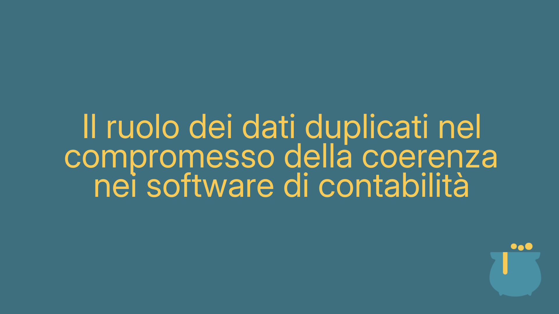 Il ruolo dei dati duplicati nel compromesso della coerenza nei software di contabilità