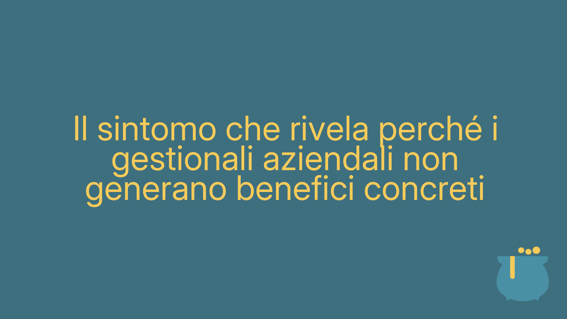 Il sintomo che rivela perché i gestionali aziendali non generano benefici concreti