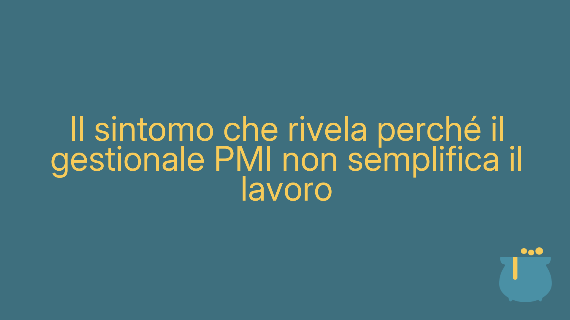 Il sintomo che rivela perché il gestionale PMI non semplifica il lavoro