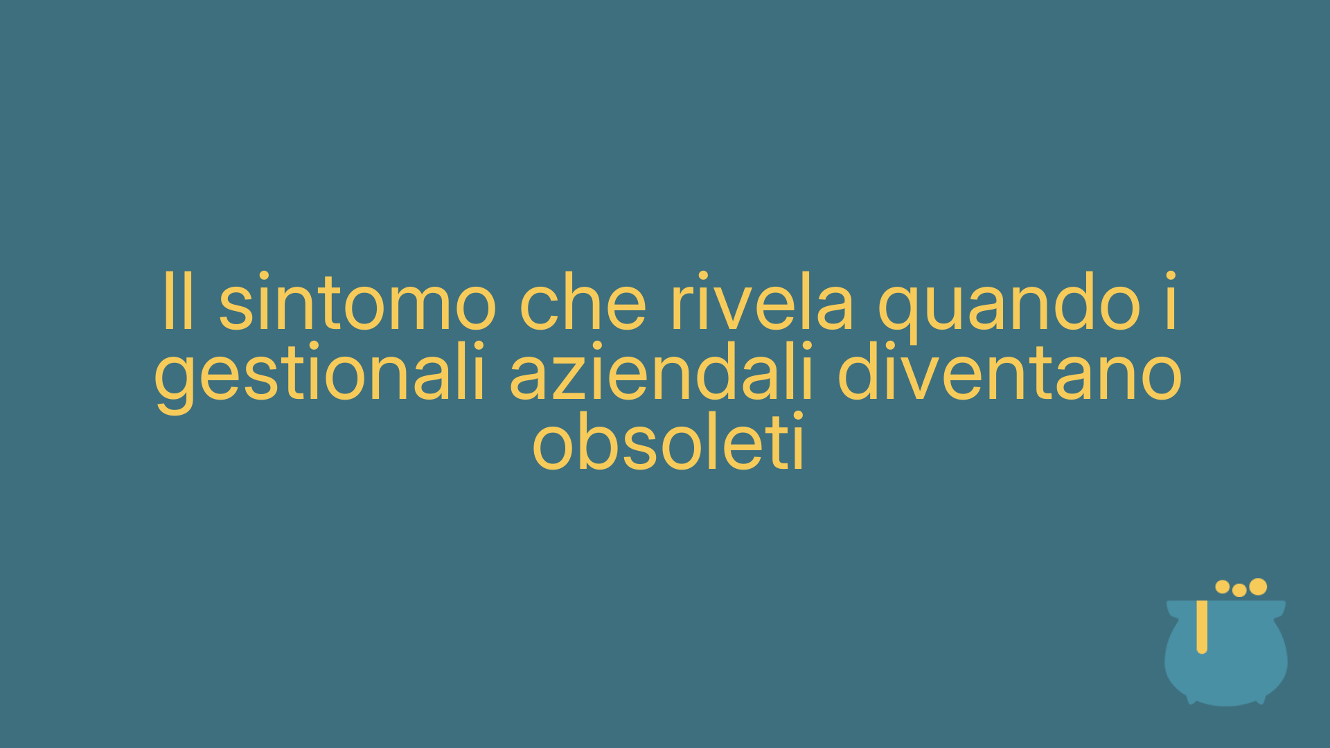 Il sintomo che rivela quando i gestionali aziendali diventano obsoleti
