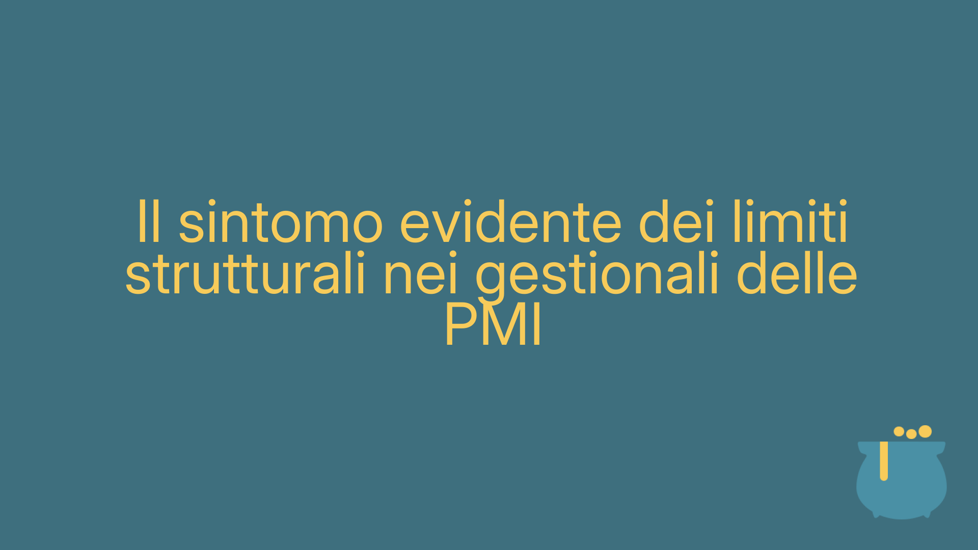 Il sintomo evidente dei limiti strutturali nei gestionali delle PMI