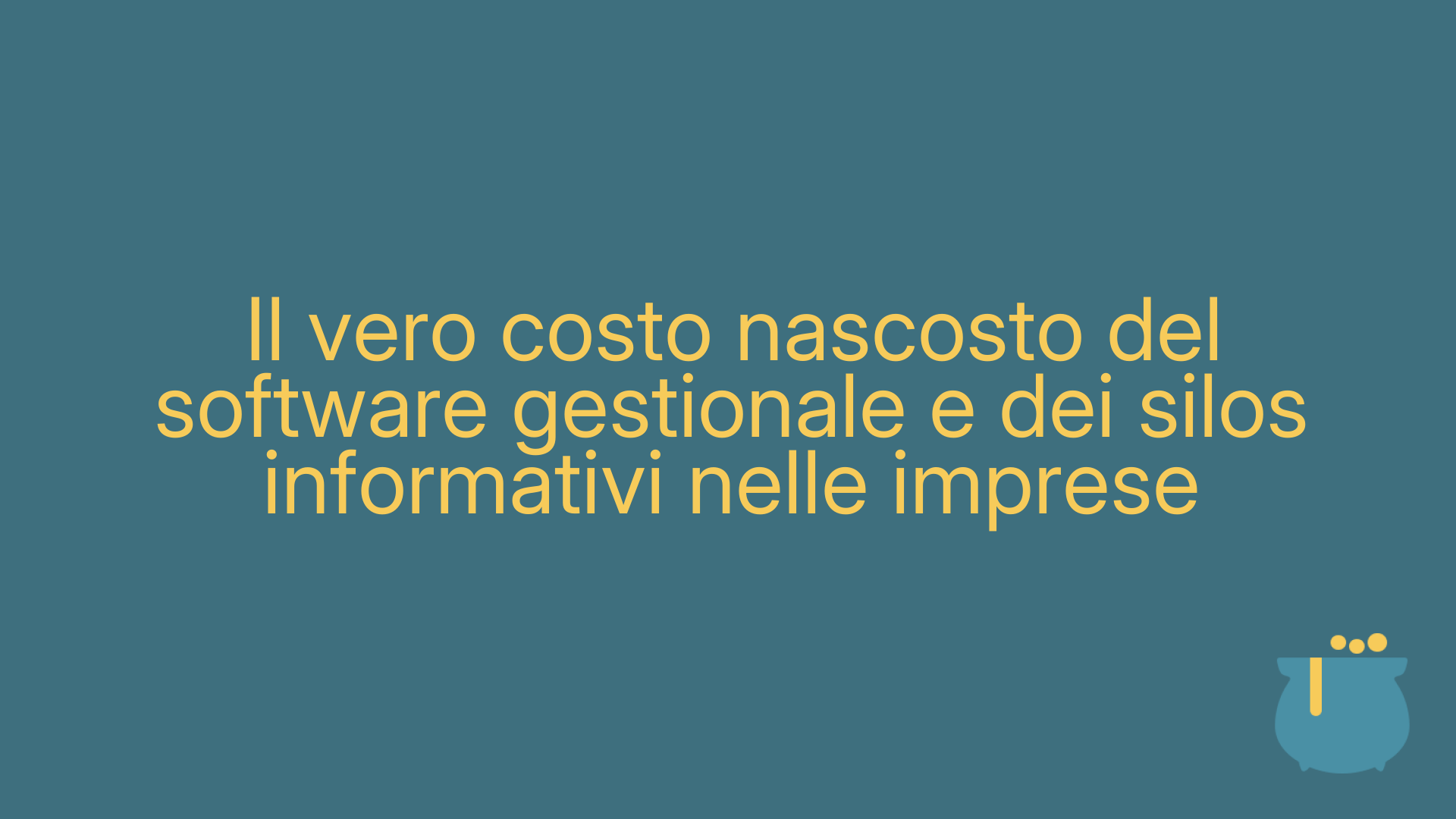 Il vero costo nascosto del software gestionale e dei silos informativi nelle imprese