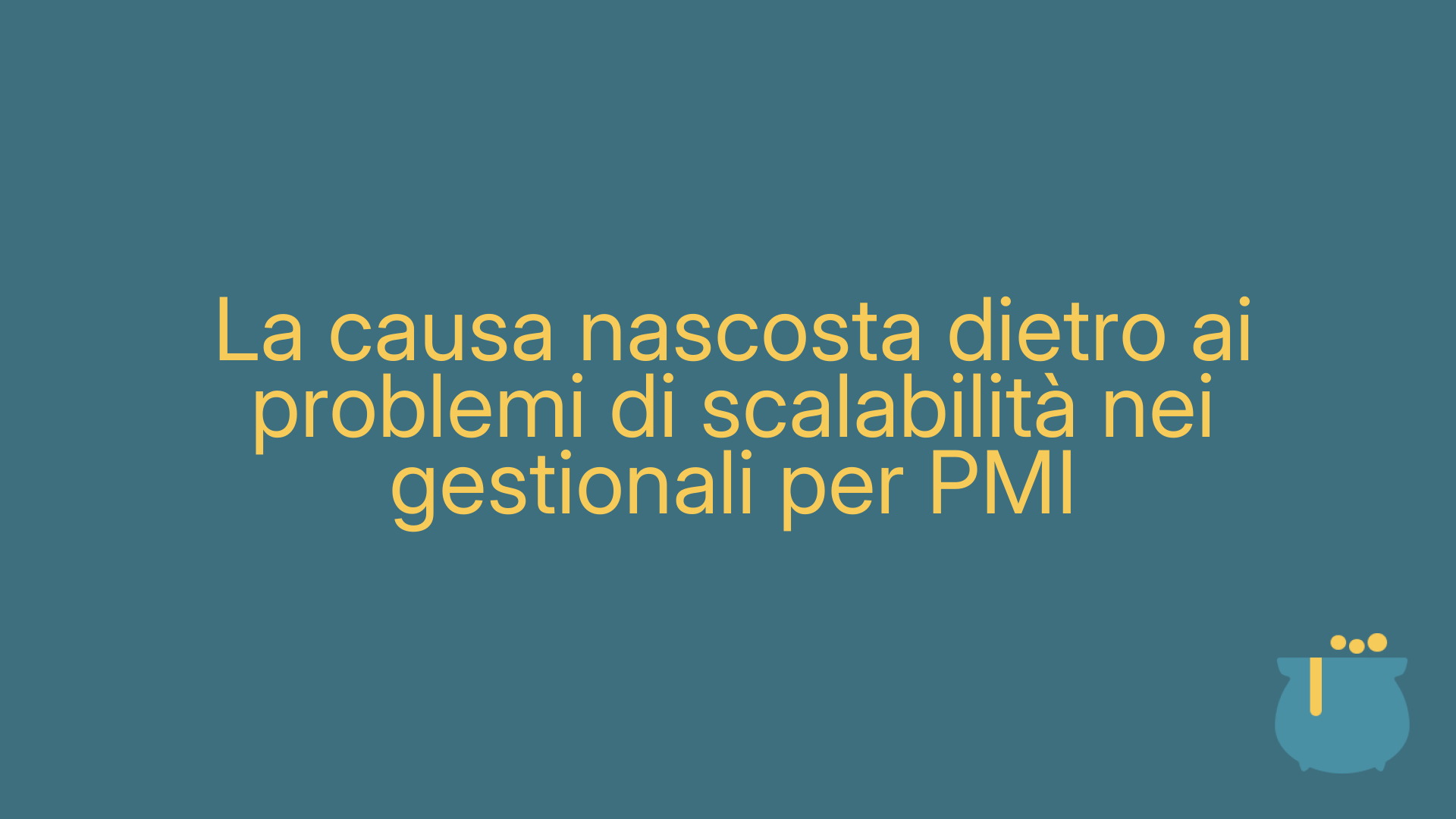 La causa nascosta dietro ai problemi di scalabilità nei gestionali per PMI