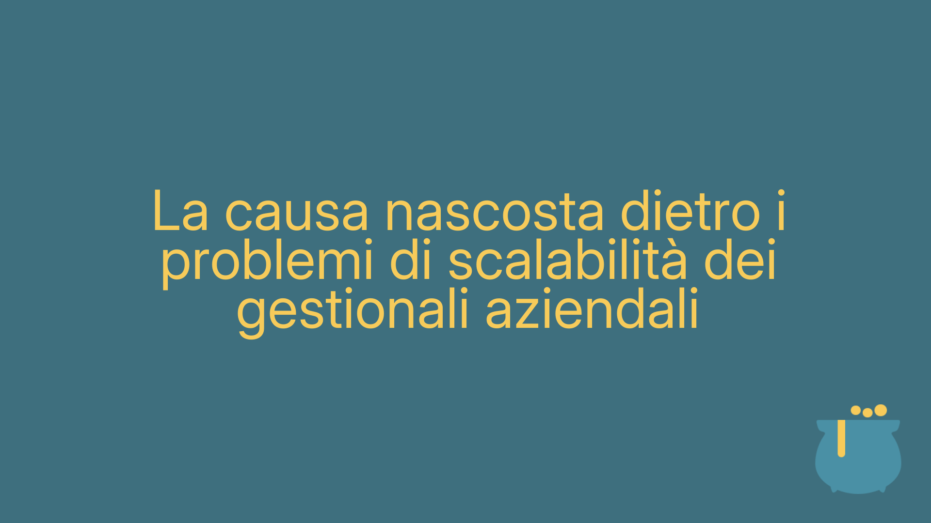 La causa nascosta dietro i problemi di scalabilità dei gestionali aziendali