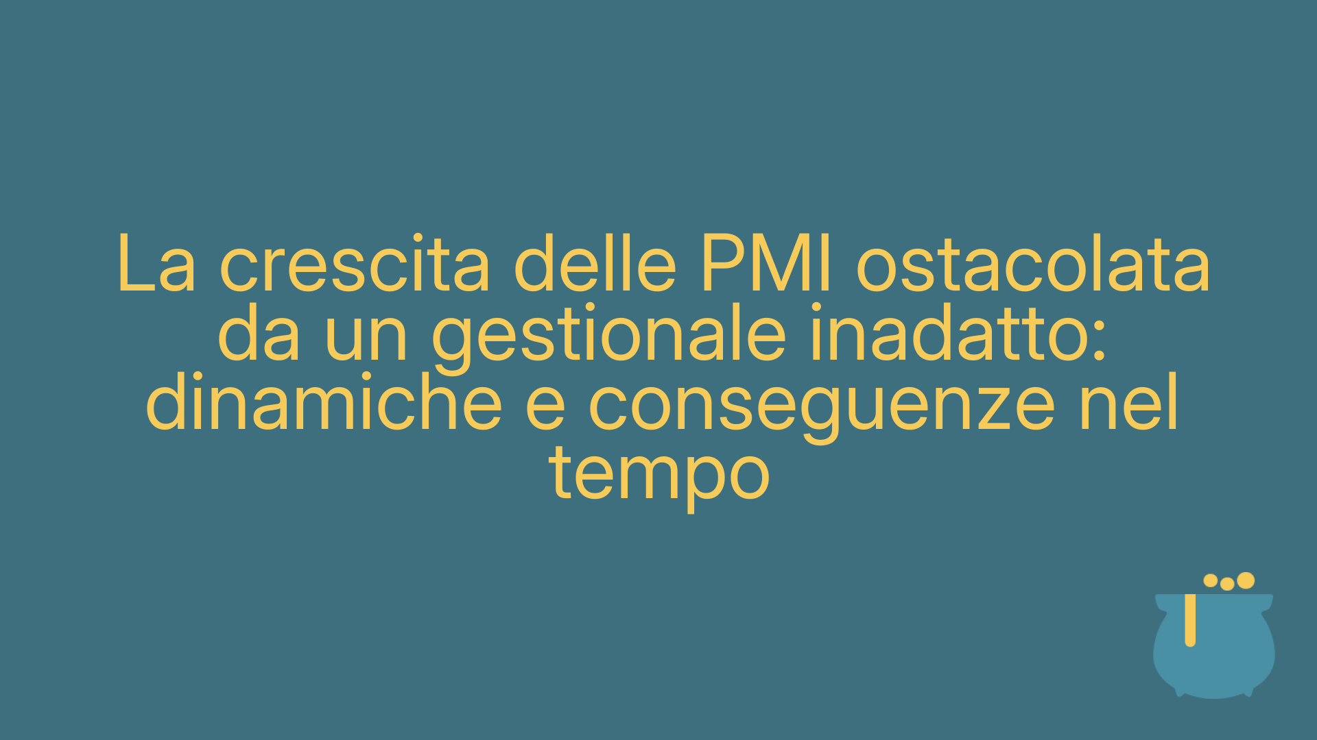 La crescita delle PMI ostacolata da un gestionale inadatto: dinamiche e conseguenze nel tempo