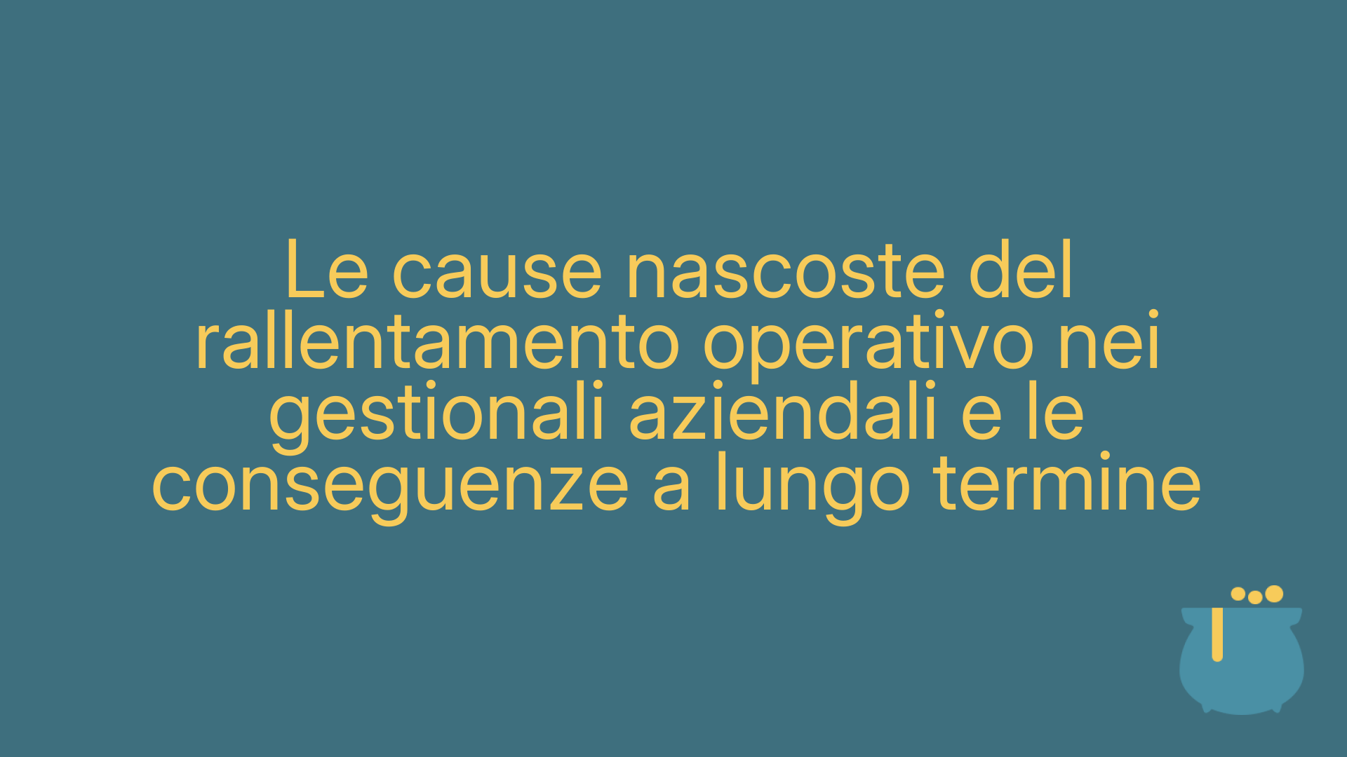 Le cause nascoste del rallentamento operativo nei gestionali aziendali e le conseguenze a lungo termine