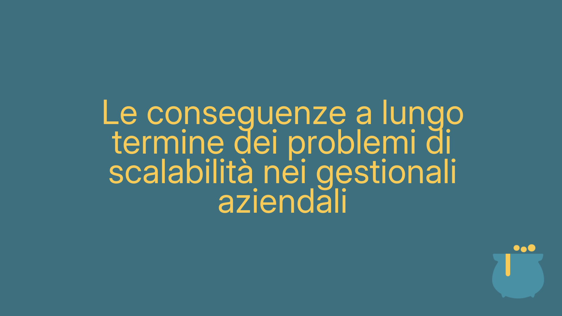 Le conseguenze a lungo termine dei problemi di scalabilità nei gestionali aziendali