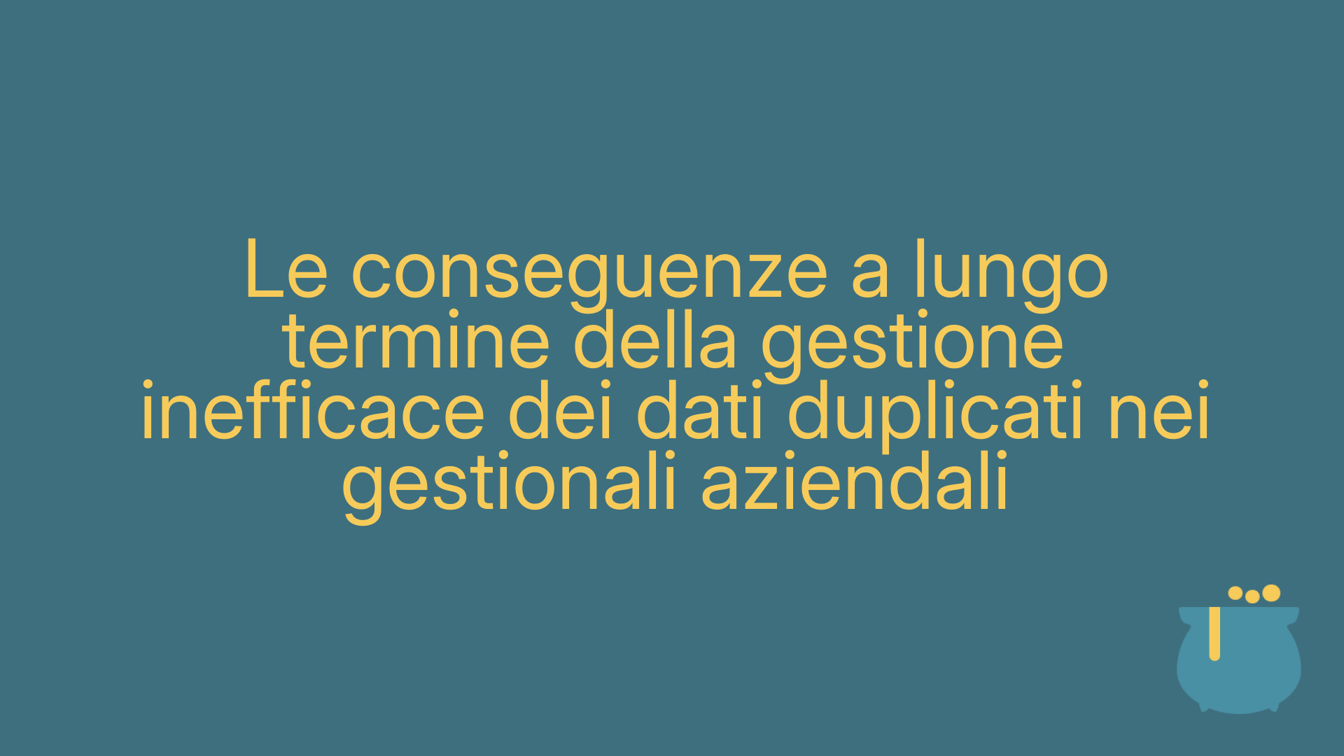 Le conseguenze a lungo termine della gestione inefficace dei dati duplicati nei gestionali aziendali