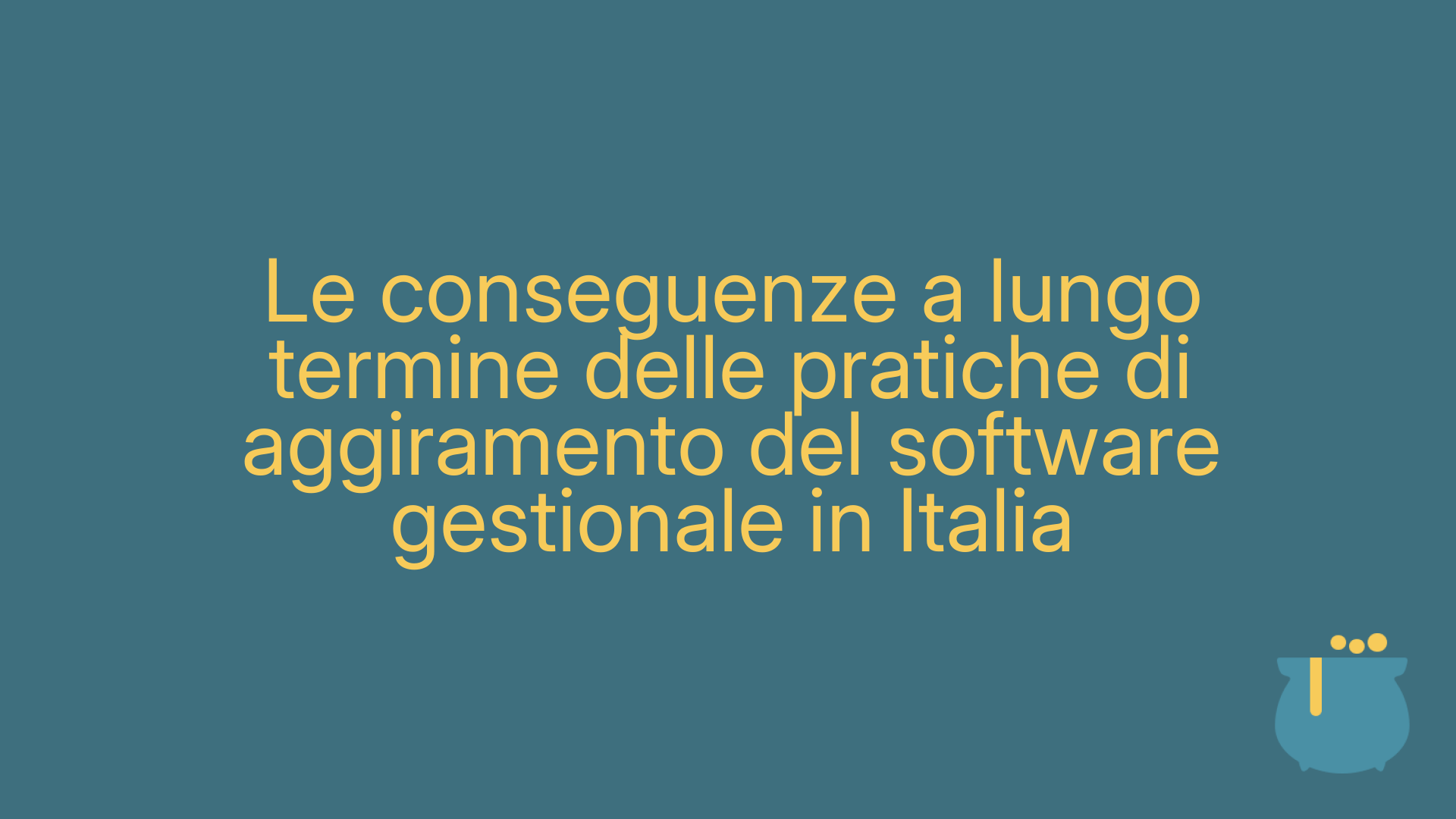 Le conseguenze a lungo termine delle pratiche di aggiramento del software gestionale in Italia