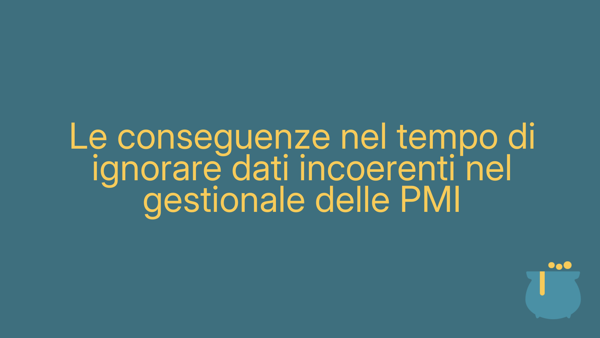 Le conseguenze nel tempo di ignorare dati incoerenti nel gestionale delle PMI