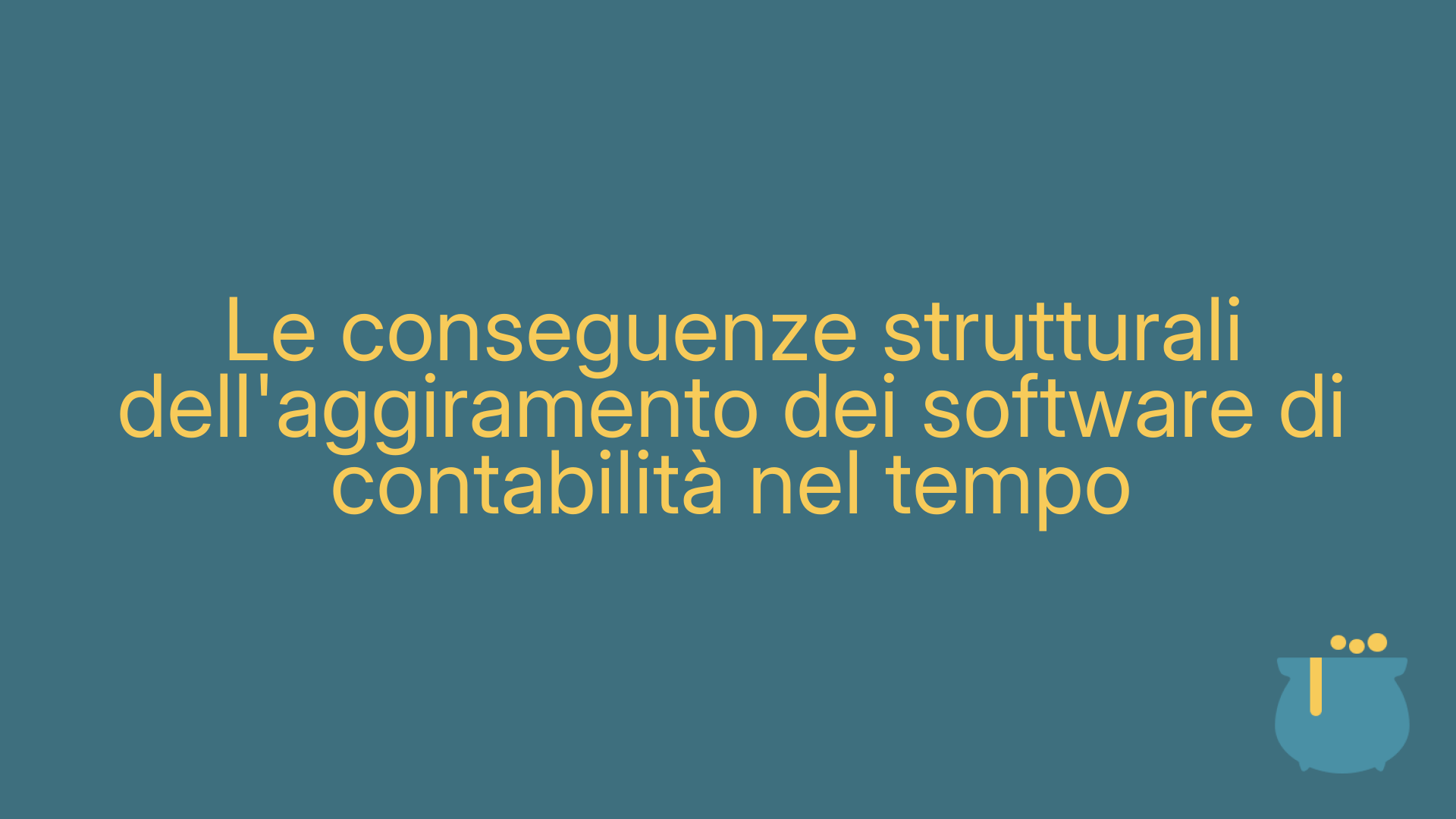 Le conseguenze strutturali dell'aggiramento dei software di contabilità nel tempo