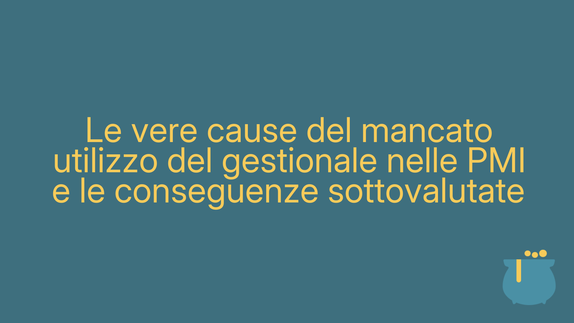 Le vere cause del mancato utilizzo del gestionale nelle PMI e le conseguenze sottovalutate