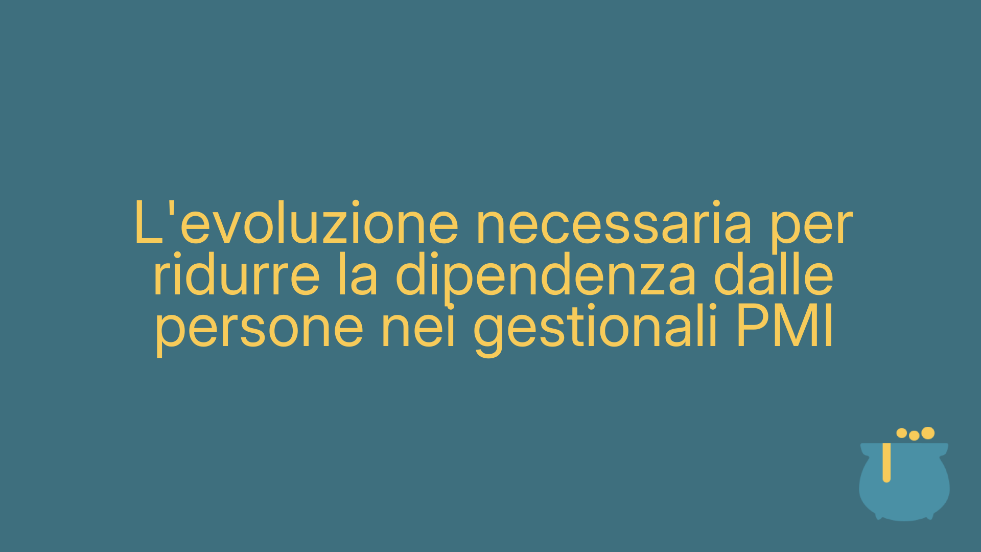 L'evoluzione necessaria per ridurre la dipendenza dalle persone nei gestionali PMI