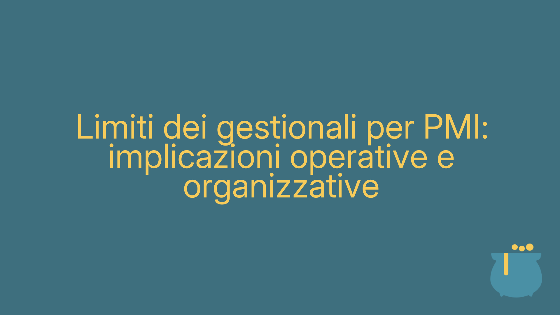 Limiti dei gestionali per PMI: implicazioni operative e organizzative