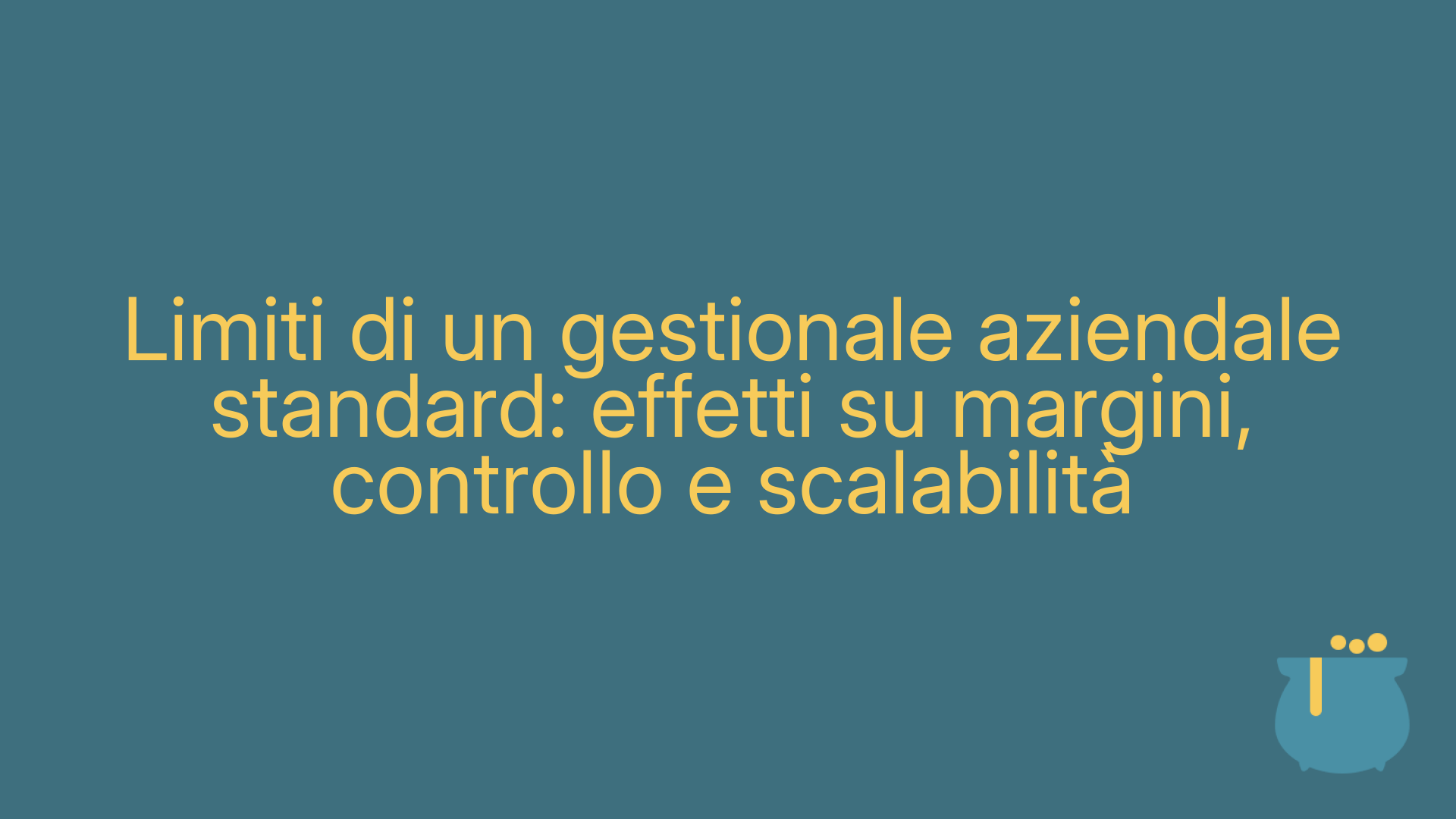Limiti di un gestionale aziendale standard: effetti su margini, controllo e scalabilità