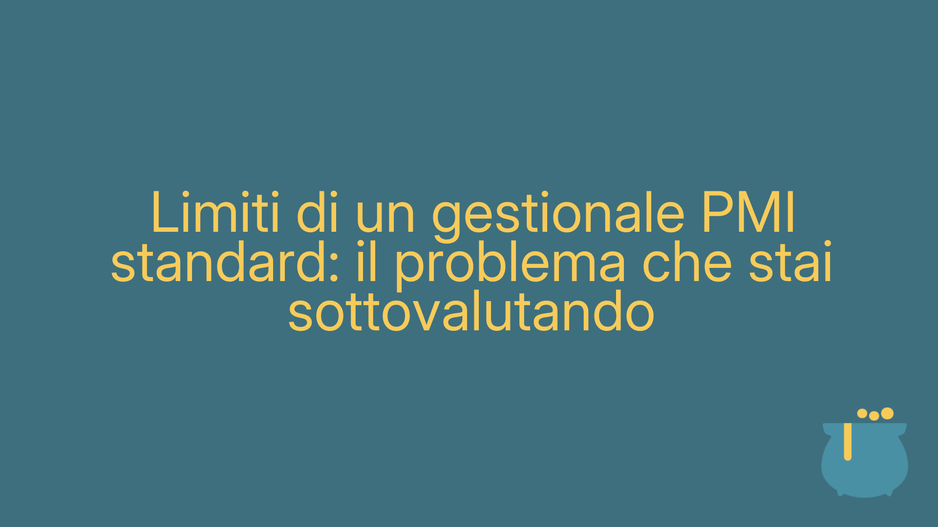 Limiti di un gestionale PMI standard: il problema che stai sottovalutando
