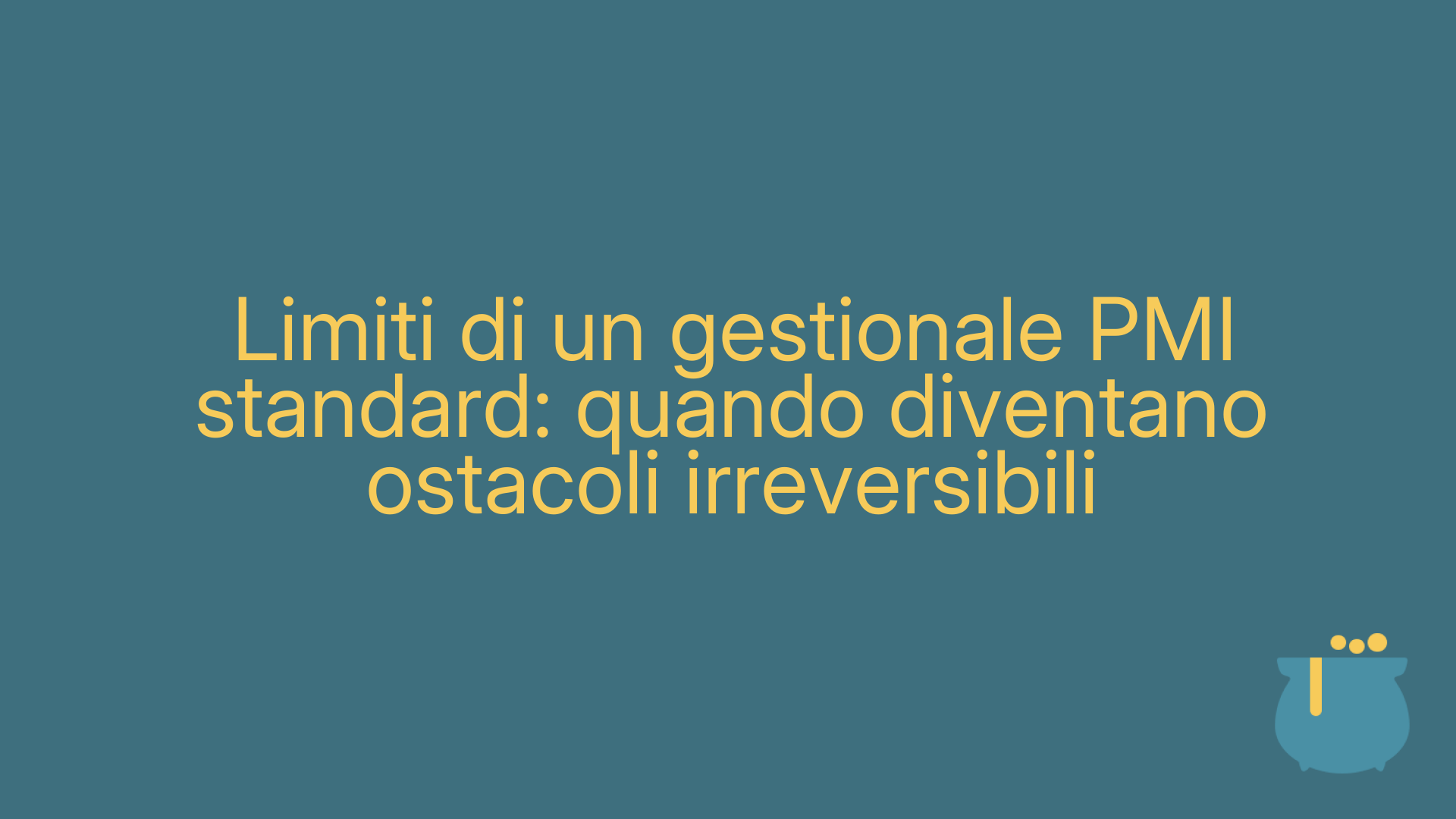Limiti di un gestionale PMI standard: quando diventano ostacoli irreversibili