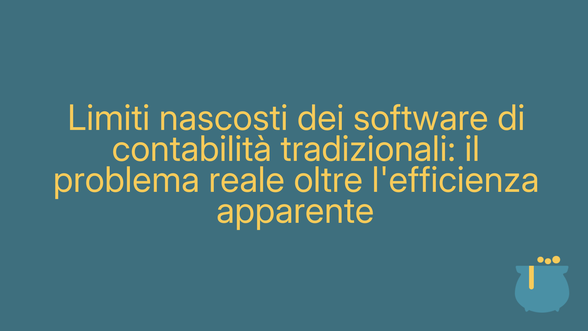 Limiti nascosti dei software di contabilità tradizionali: il problema reale oltre l'efficienza apparente