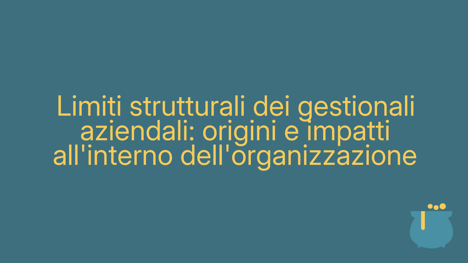 Limiti strutturali dei gestionali aziendali: origini e impatti all'interno dell'organizzazione