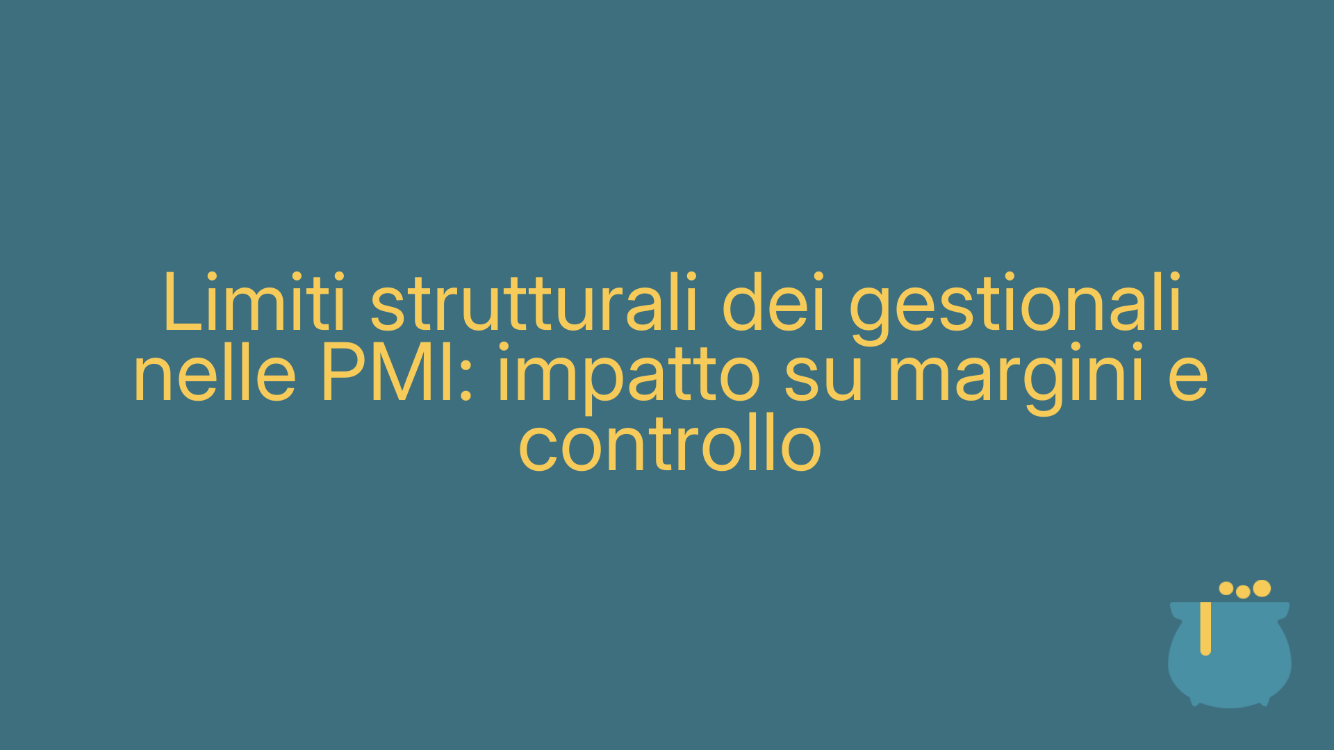 Limiti strutturali dei gestionali nelle PMI: impatto su margini e controllo