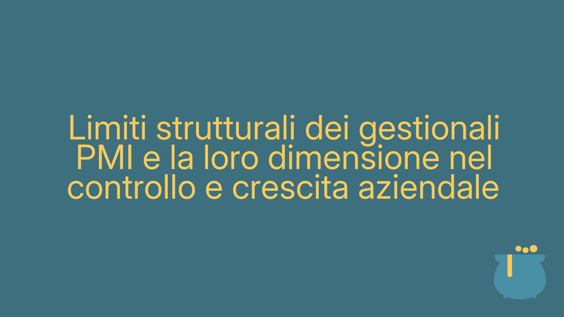 Limiti strutturali dei gestionali PMI e la loro dimensione nel controllo e crescita aziendale