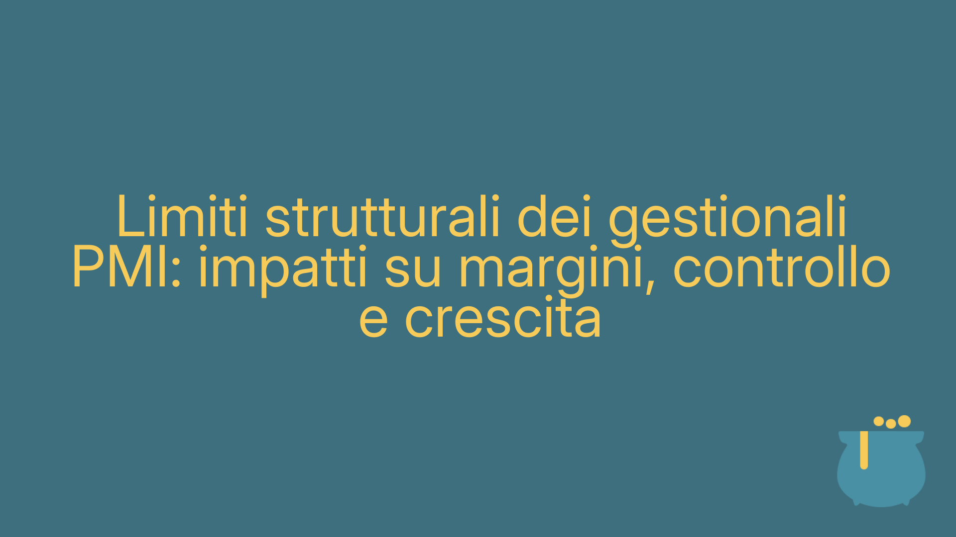 Limiti strutturali dei gestionali PMI: impatti su margini, controllo e crescita