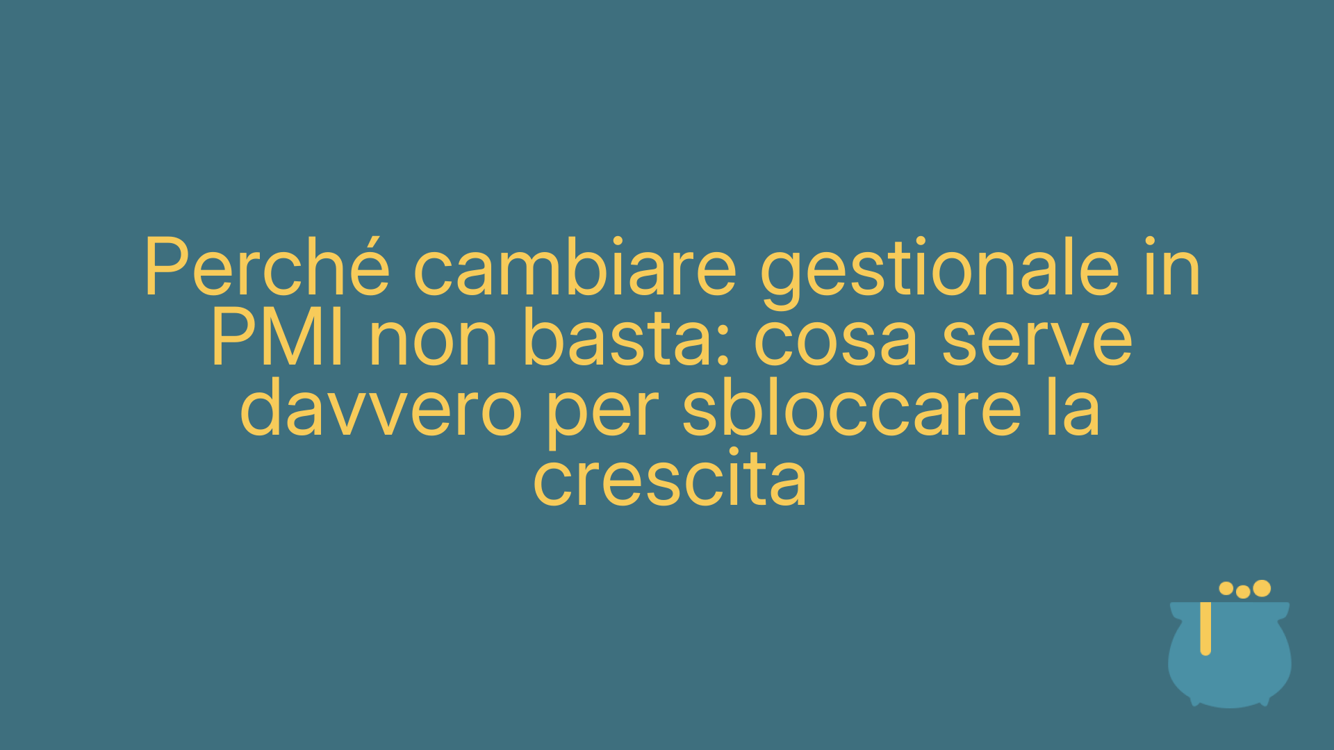 Perché cambiare gestionale in PMI non basta: cosa serve davvero per sbloccare la crescita