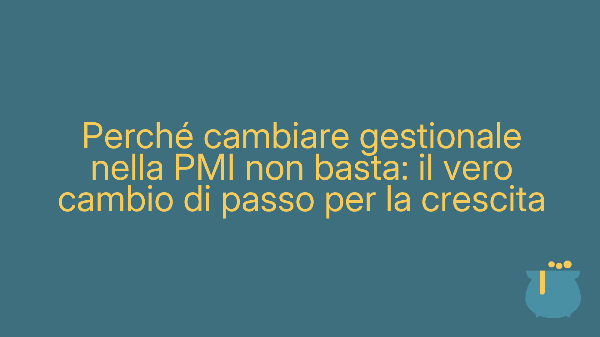Perché cambiare gestionale nella PMI non basta: il vero cambio di passo per la crescita
