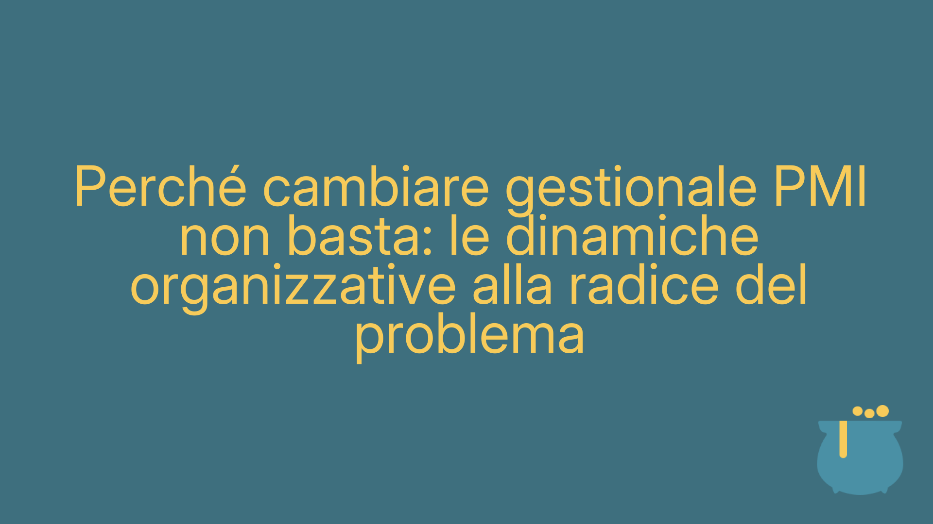 Perché cambiare gestionale PMI non basta: le dinamiche organizzative alla radice del problema