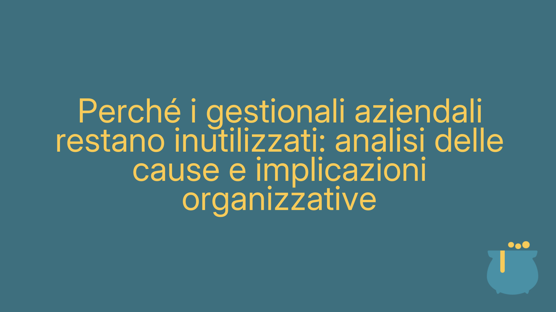 Perché i gestionali aziendali restano inutilizzati: analisi delle cause e implicazioni organizzative