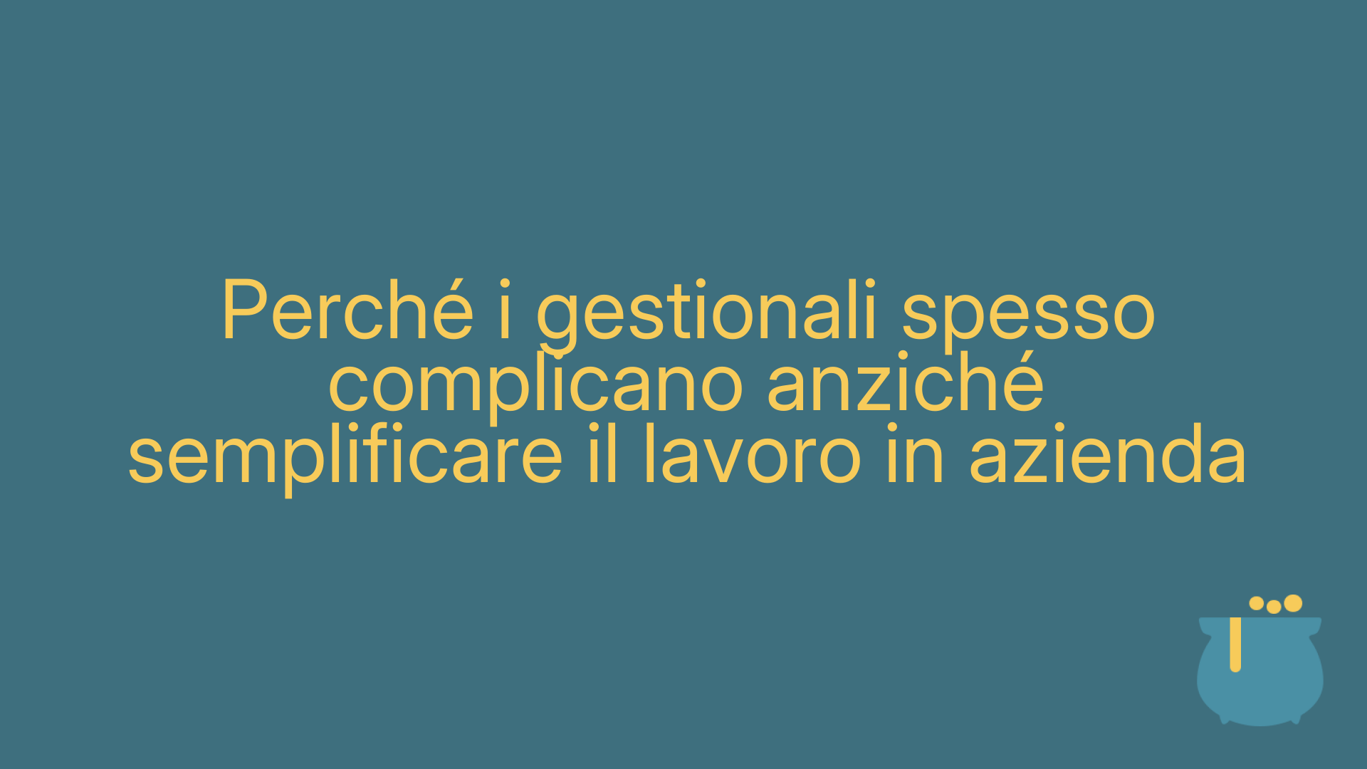 Perché i gestionali spesso complicano anziché semplificare il lavoro in azienda