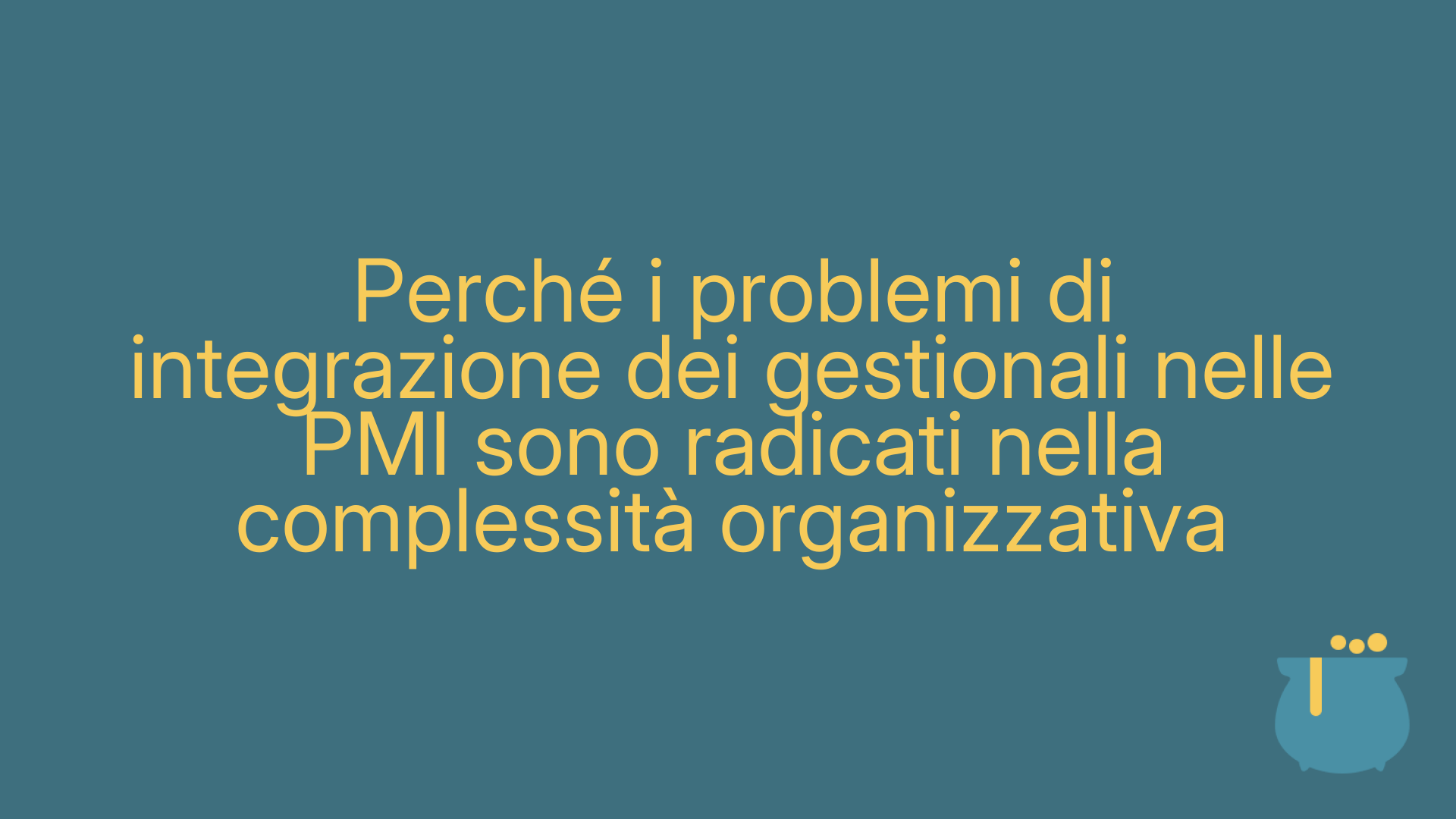 Perché i problemi di integrazione dei gestionali nelle PMI sono radicati nella complessità organizzativa