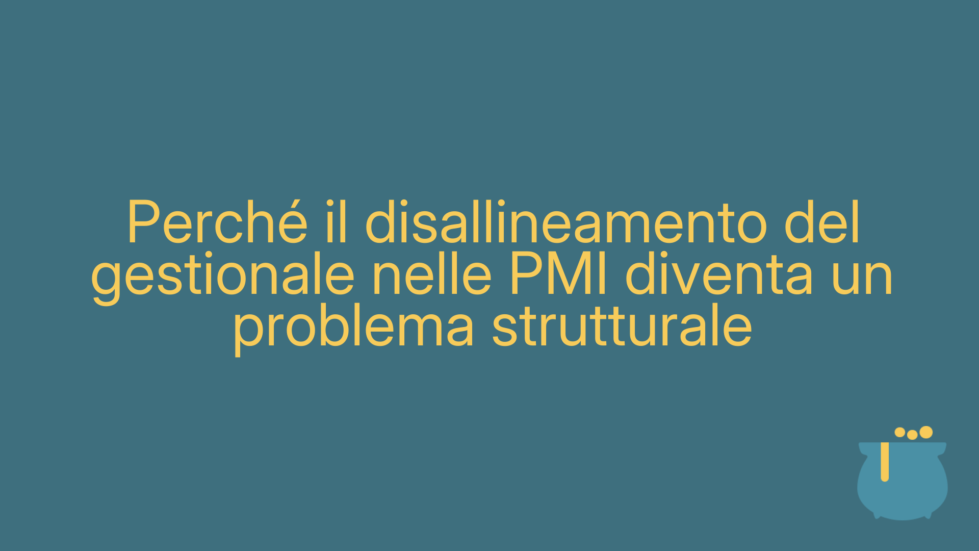 Perché il disallineamento del gestionale nelle PMI diventa un problema strutturale
