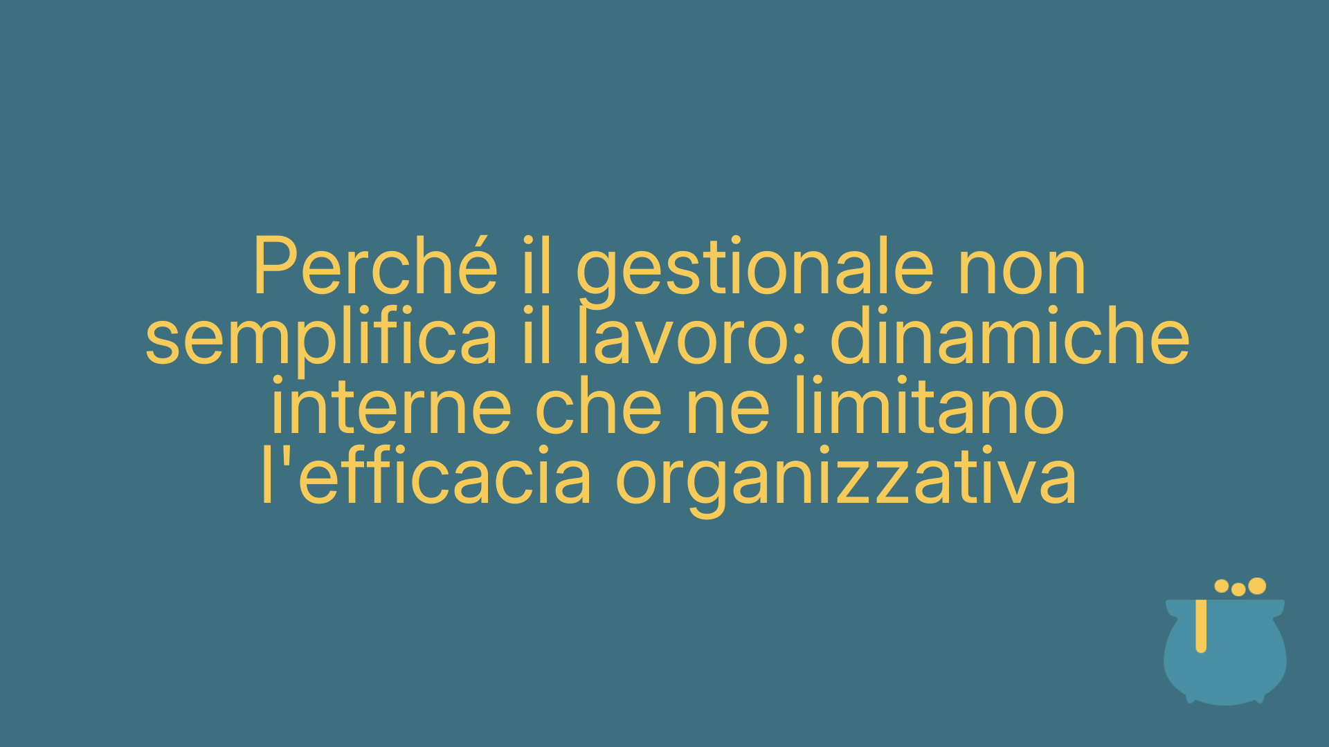 Perché il gestionale non semplifica il lavoro: dinamiche interne che ne limitano l'efficacia organizzativa