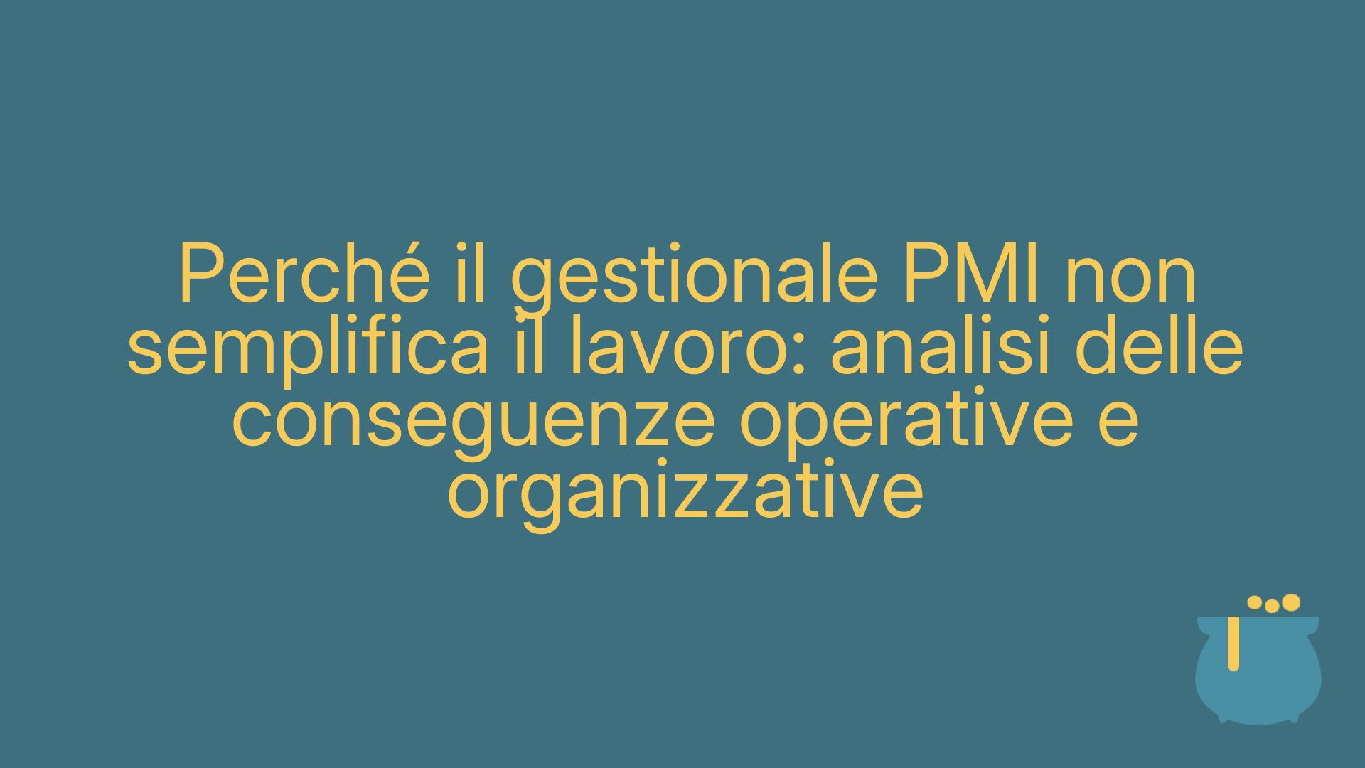 Perché il gestionale PMI non semplifica il lavoro: analisi delle conseguenze operative e organizzative